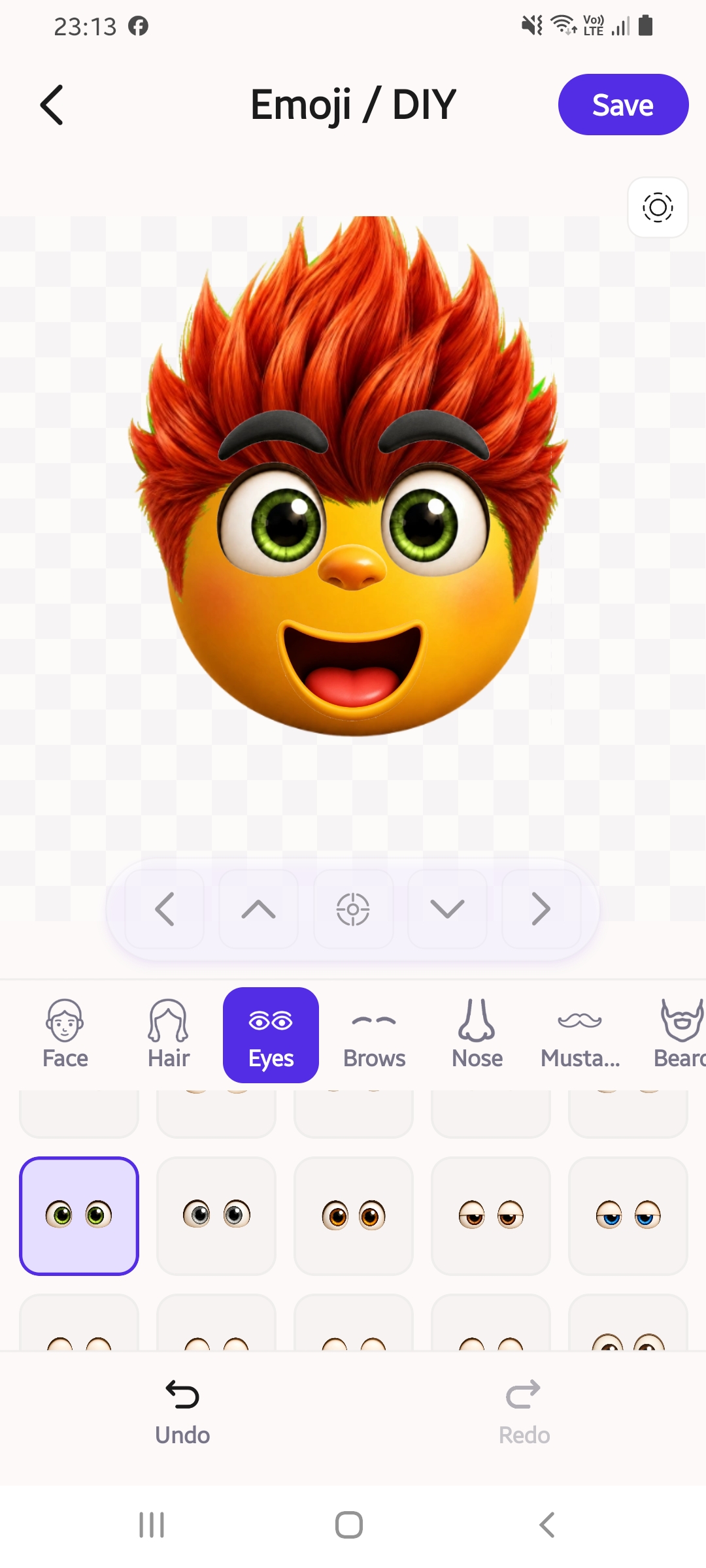 Stizone sticker editor screen